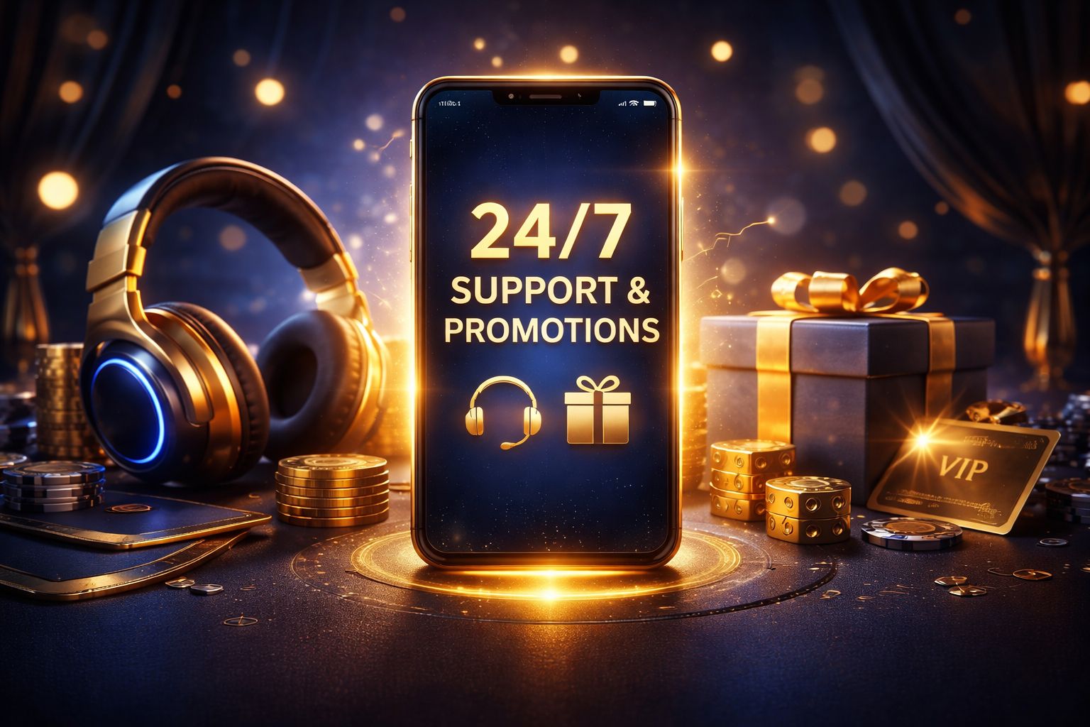 Get Promotions, Updates, And Support Inside The App