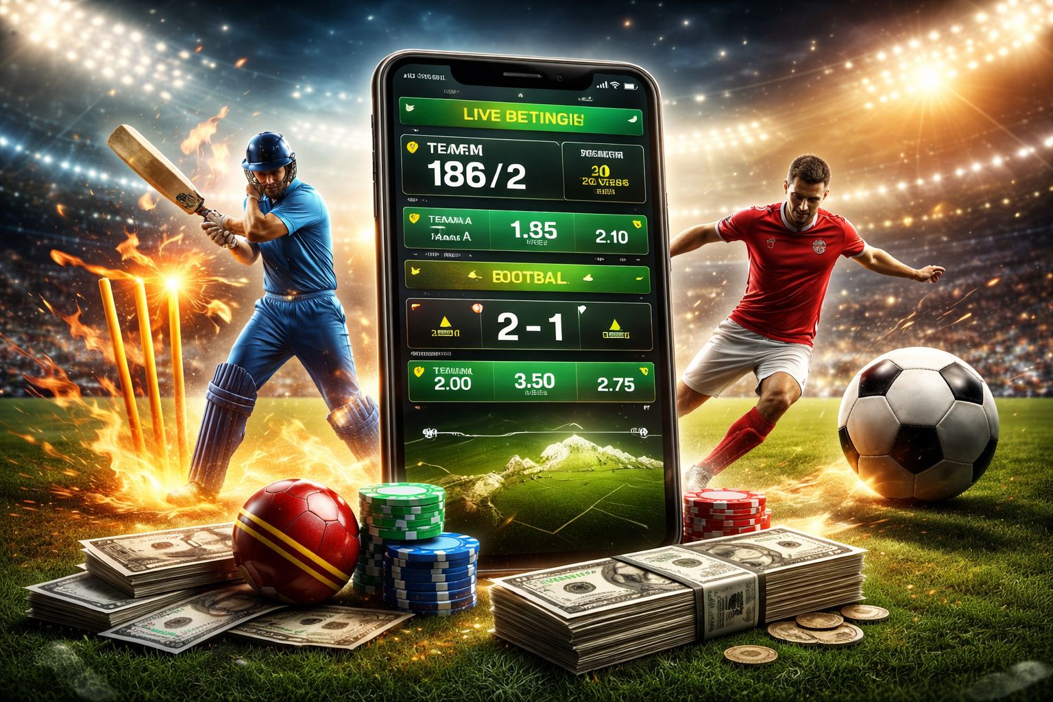 Football, Cricket And Multi-Sport Betting In One Place